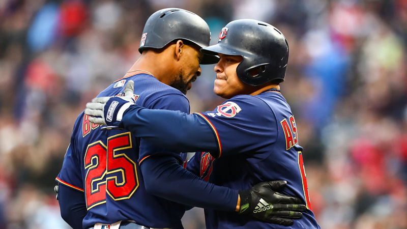 Minnesota Twins' Willians Astudillo, Byron Buxton