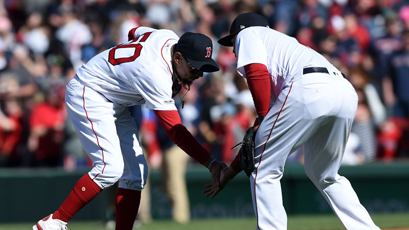 Boston Red Sox outfielder Mookie Betts