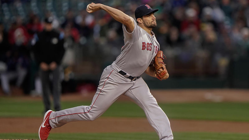Boston Red Sox starting pitcher Nathan Eovaldi