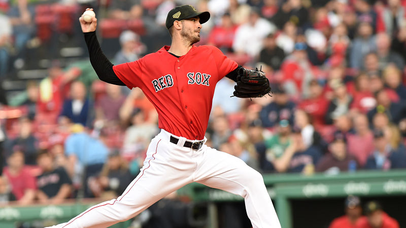 Boston Red Sox starting pitcher Rick Porcello