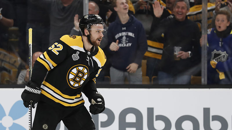 Boston Bruins forward Sean Kuraly