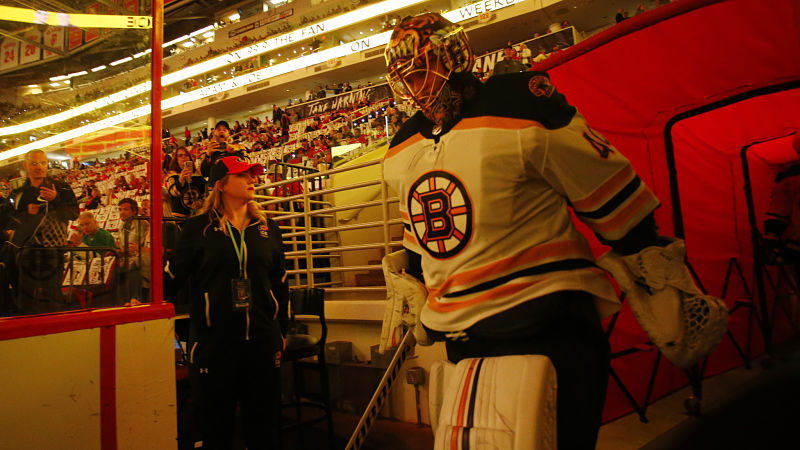 Boston Bruins goalie Tuukka Rask