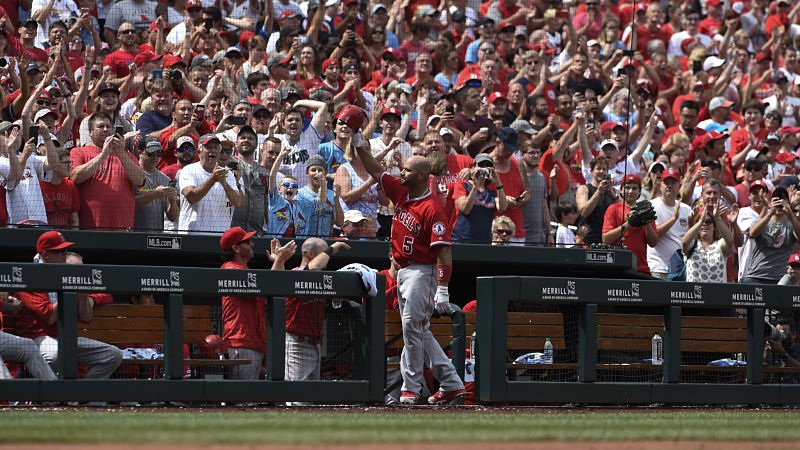 Los Angeles Angels first baseman Albert Pujols