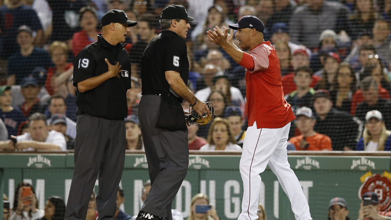 Red Sox manager Alex Cora
