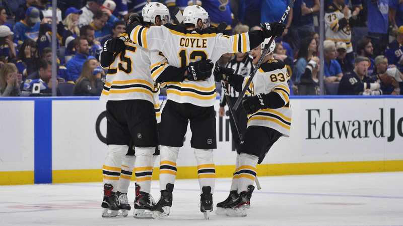 Bruins defenseman Brandon Carlo