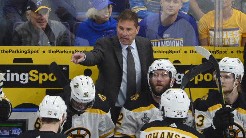 Boston Bruins coach Bruce Cassidy