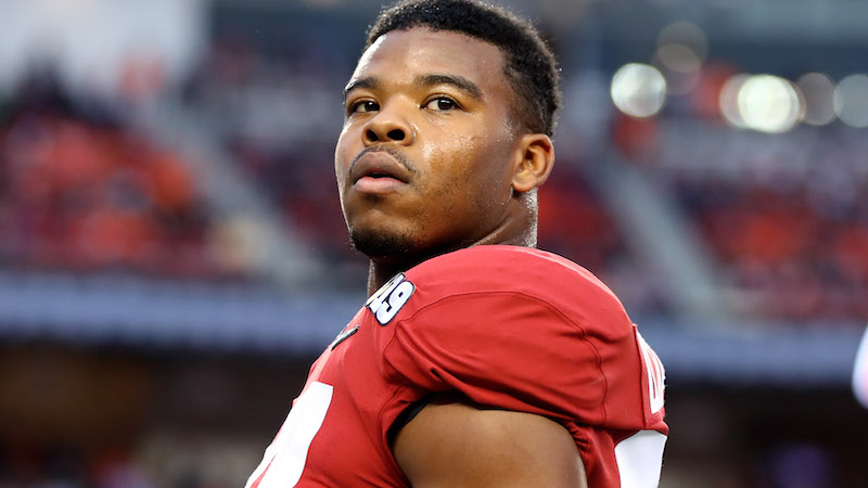 Patriots running back Damien Harris