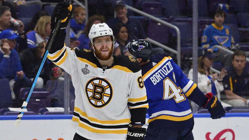 Boston Bruins wing David Pastrnak