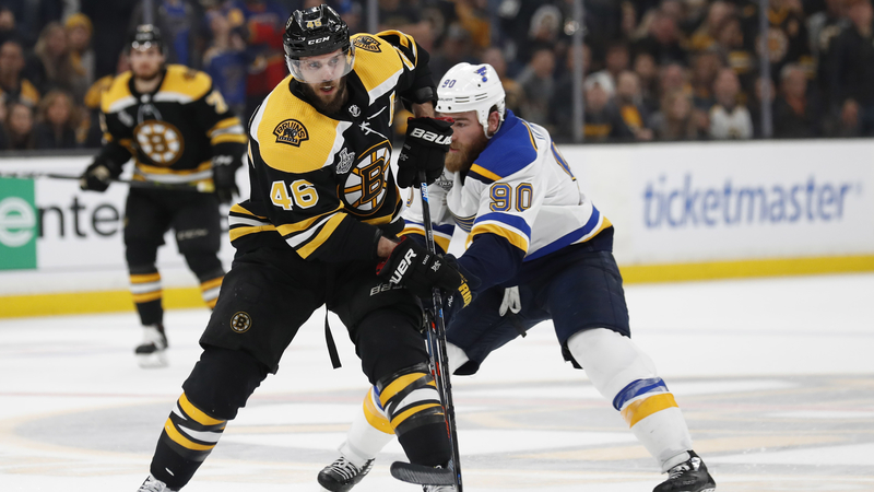 Boston Bruins Center David Krejci