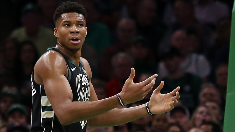 Milwaukee Bucks forward Giannis Antetokounmpo
