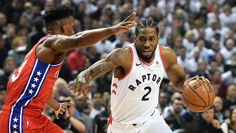 NBA free-agent forwards Kawhi Leonard, Jimmy Butler
