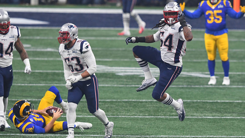New England Patriots linebackers Kyle Van Noy and Dont'a Hightower