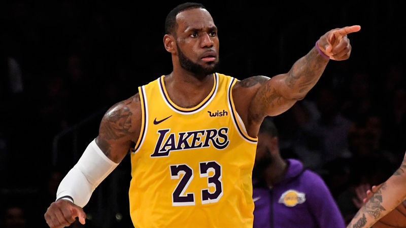 Los Angeles Lakers forward LeBron James