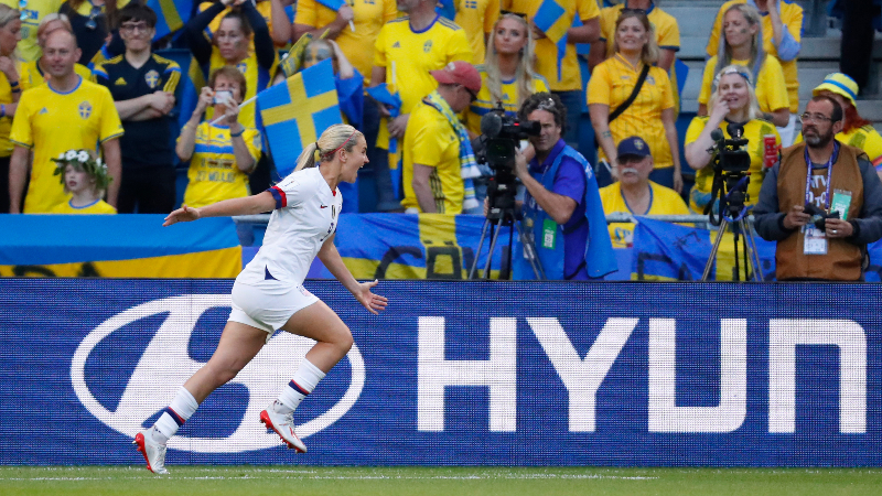United States midfielder Lindsey Horan