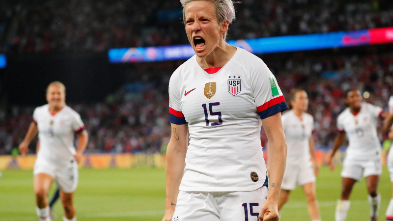 United States forward Megan Rapinoe