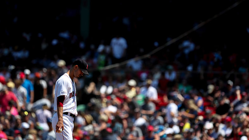 Boston Red Sox starting pitcher Rick Porcello