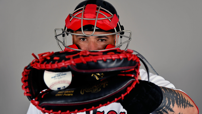 Boston Red Sox Catcher Sandy Leon