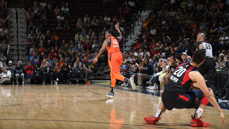 Connecticut Sun forward Shekinna Stricklen