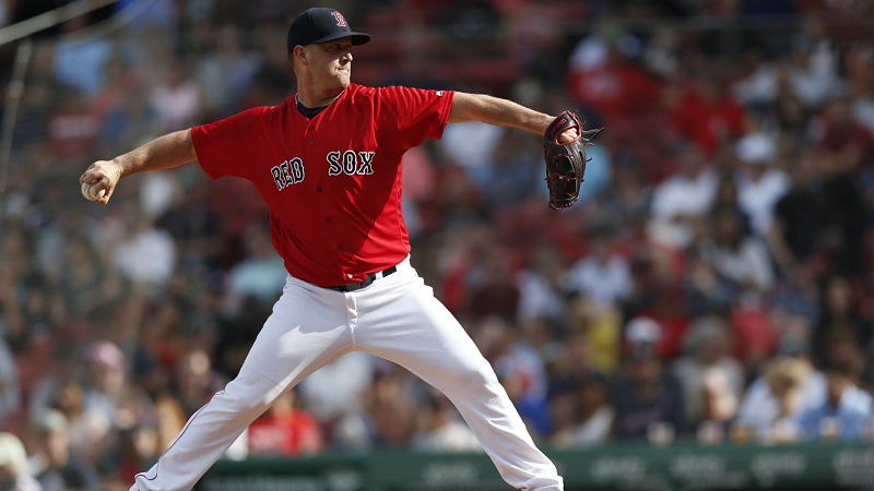 Boston Red Sox pitcher Steven Wright