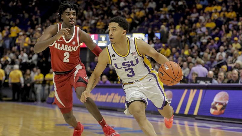 LSU Tigers guard Tremont Waters