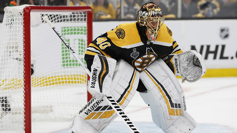 Boston Bruins goalie Tuukka Rask