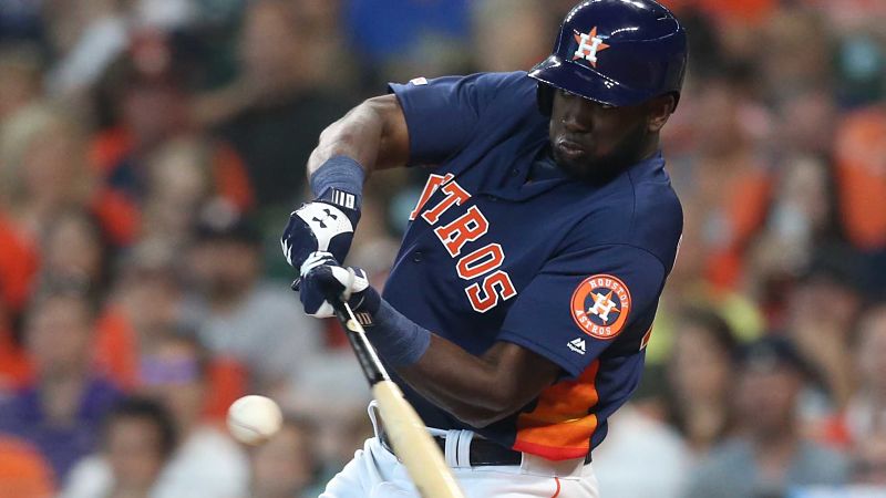 Houston Astros outfielder Yordan Alvarez