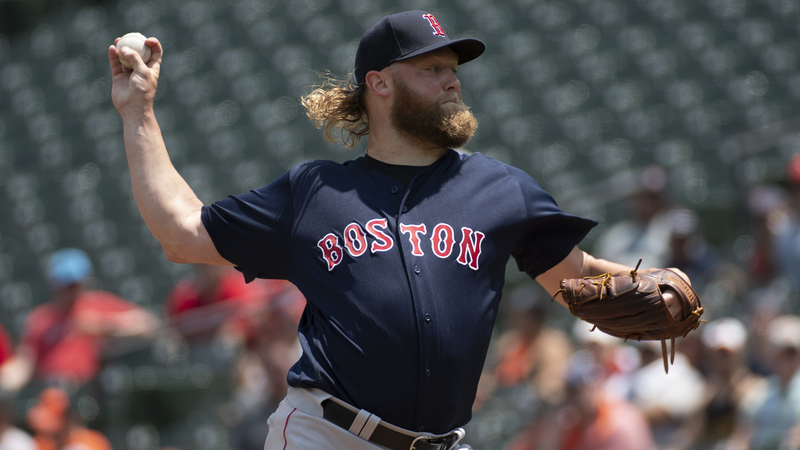 Boston Red Sox pitcher Andrew Cashner