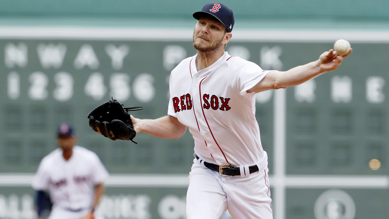 Red Sox pitcher Chris Sale