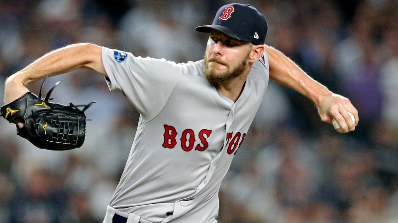 Boston Red Sox pitcher Chris Sale
