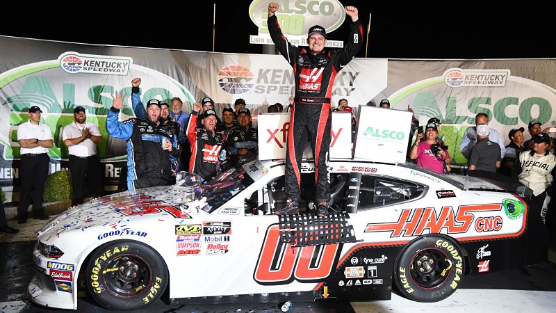 NASCAR driver Cole Custer