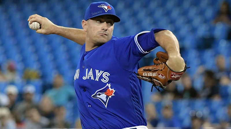 Toronto Blue Jays pitcher Daniel Hudson