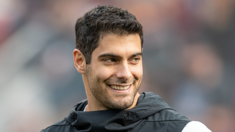 San Francisco 49ers quarterback Jimmy Garoppolo