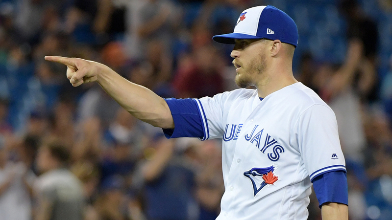 Blue Jays pitcher Ken Giles