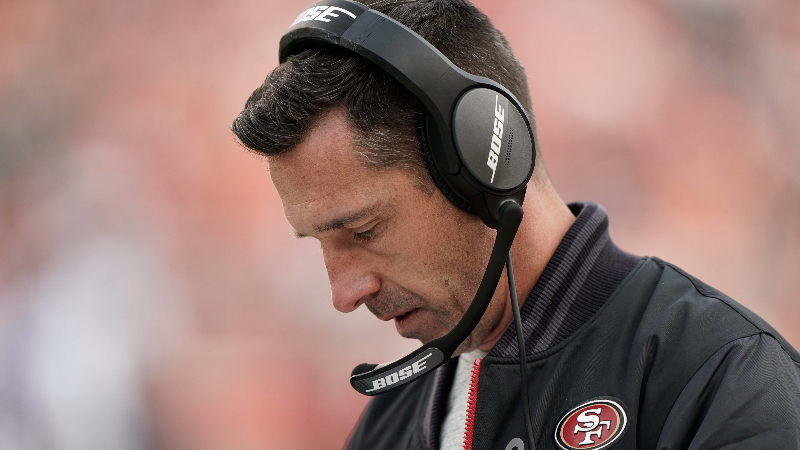 San Francisco 49ers head coach Kyle Shanahan