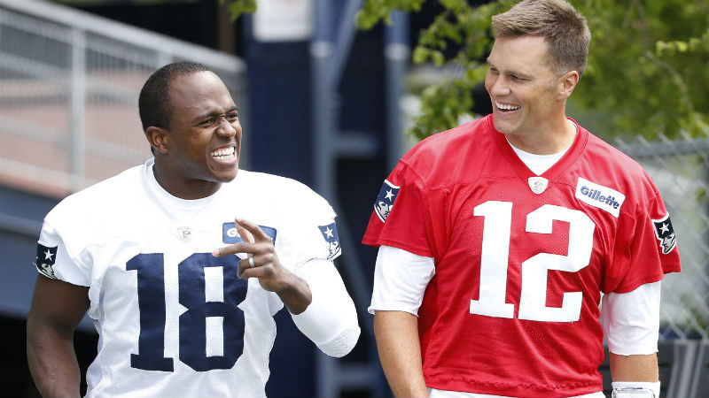 New England Patriots wide receiver Matthew Slater and quarterback Tom Brady