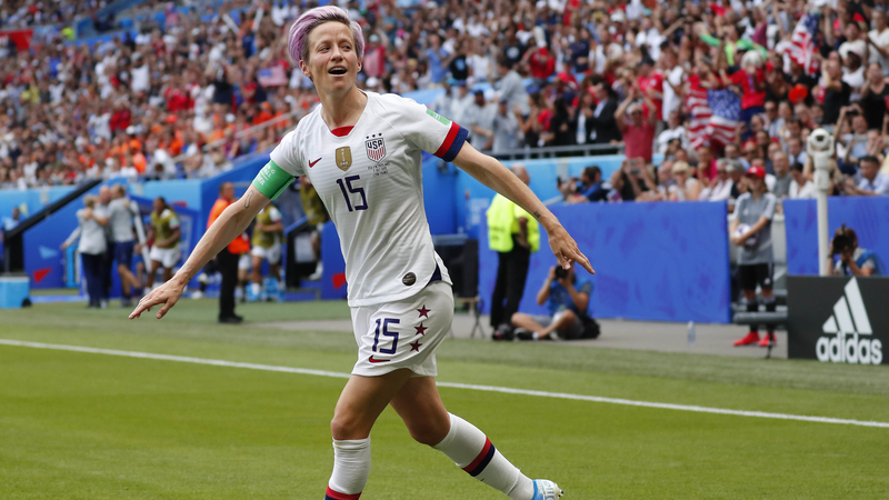United States forward Megan Rapinoe