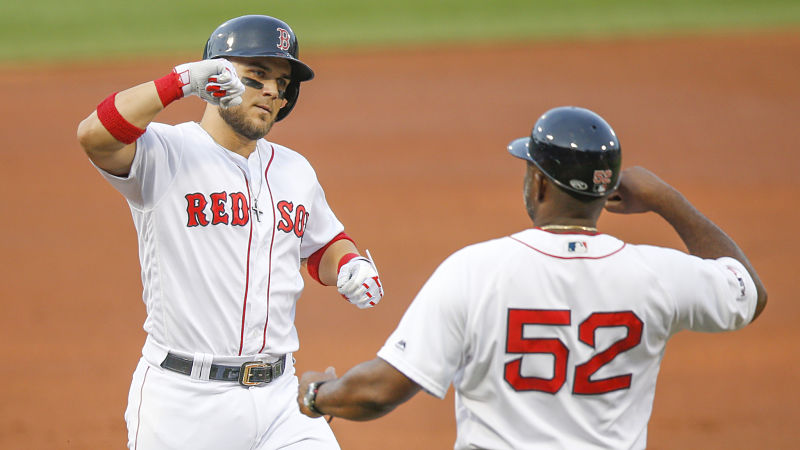 Boston Red Sox first baseman Michael Chavis