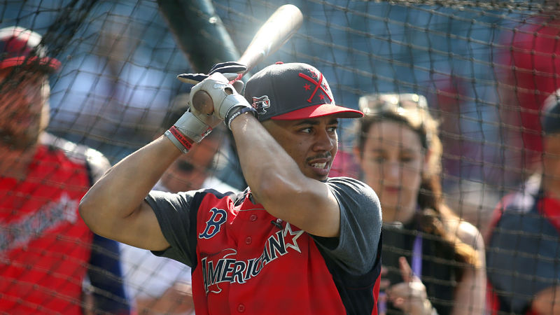 Boston Red Sox outfielder Mookie Betts