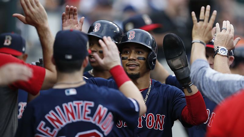 Boston Red Sox right fielder Mookie Betts