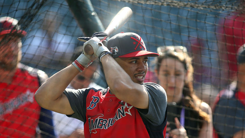 Boston Red Sox outfielder Mookie Betts