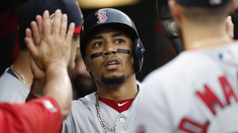 Boston Red Sox right fielder Mookie Betts