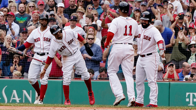 Red Sox third baseman Rafael Devers