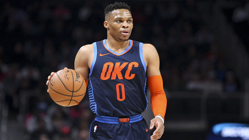 Oklahoma City Thunder guard Russell Westbrook