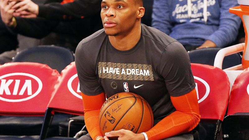 Oklahoma City Thunder guard Russell Westbrook