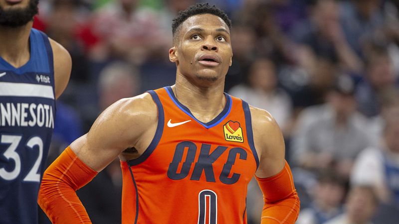 Oklahoma City Thunder point guard Russell Westbrook