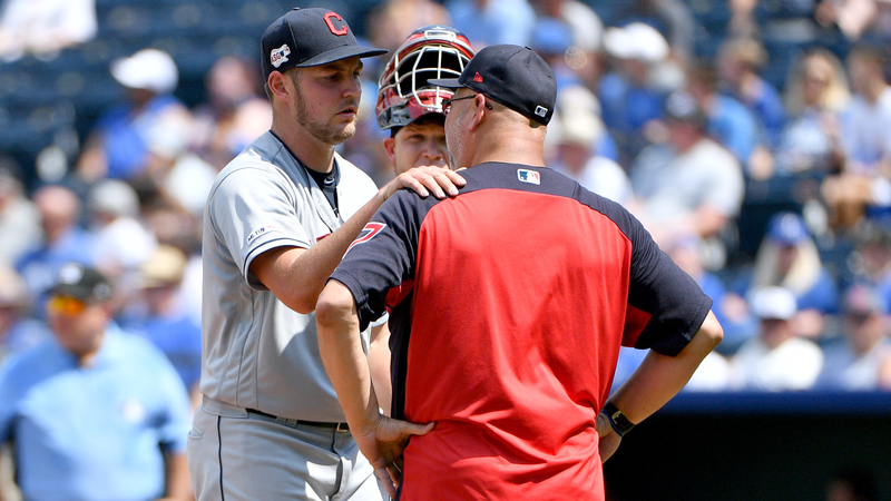Indians pitcher Trevor Bauer