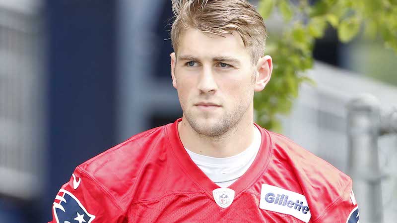 Patriots quarterback Danny Etling