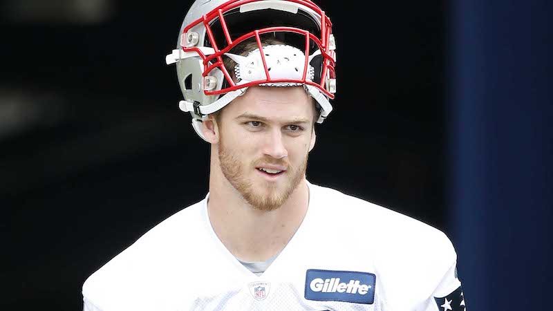 Patriots fullback Andrew Beck