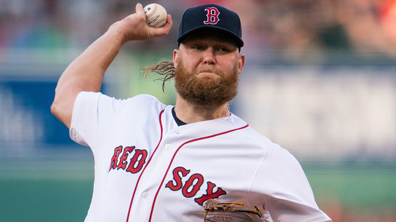 Boston Red Sox pitcher Andrew Cashner