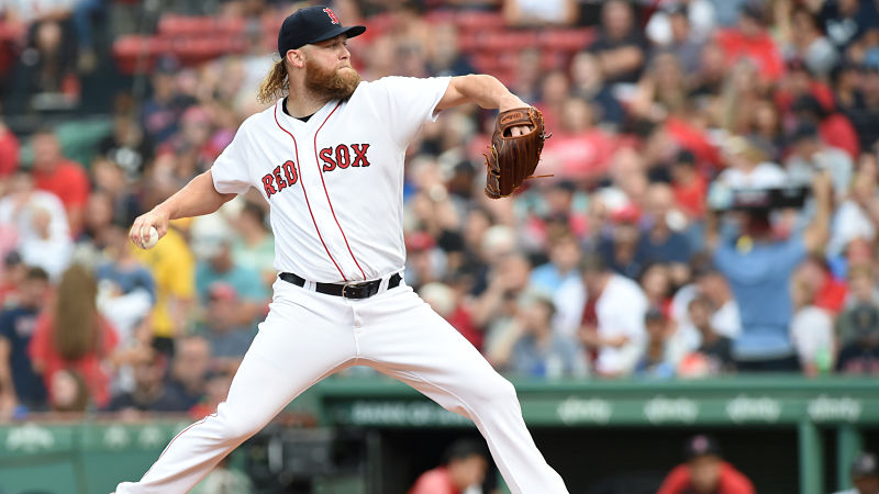 Boston Red Sox starting pitcher Andrew Cashner